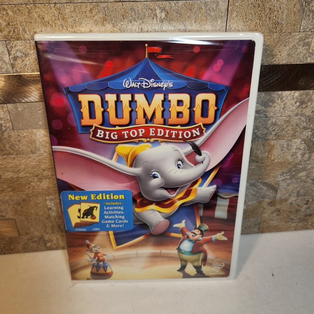 Walt Disney Dumbo Big Top Special Edition DVD New Sealed 49623 Game Cards G